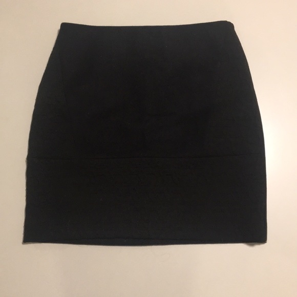 Sandro navy and black skirt - Picture 1 of 3